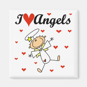Imán Camisetas y regalos de ángeles que amo