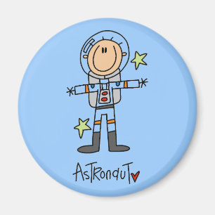 Imán Camisetas y regalos de astronautas con figuras de 