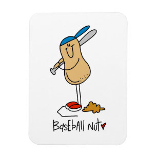 Imán Camisetas y regalos de Baseball Nut