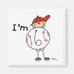 Imán Camisetas y regalos de béisbol para niños de 6 año