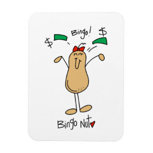 Imán Camisetas y regalos de Bingo Nut