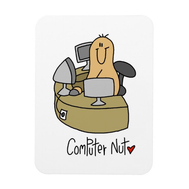 Imán Camisetas y regalos de Computer Nut (Vertical)