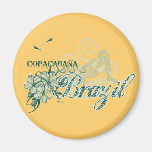 Imán Camisetas y regalos de Copacabana el Brasil