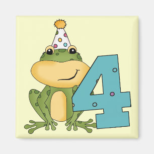 Imán Camisetas y regalos de cumpleaños de fiesta Frog