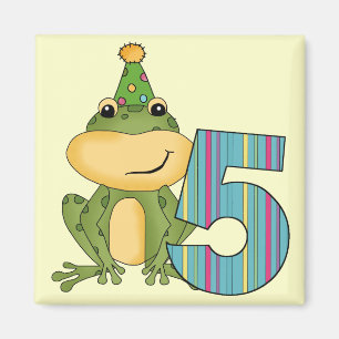 Imán Camisetas y regalos de cumpleaños de fiesta Frog