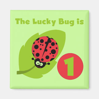 Imán Camisetas y regalos de cumpleaños de Lucky Bug