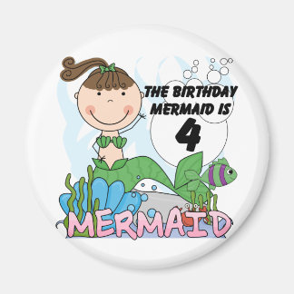 Imán Camisetas y regalos de cumpleaños de Sirena