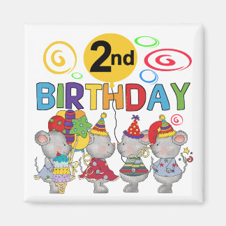 Imán Camisetas y regalos de cumpleaños para ratones