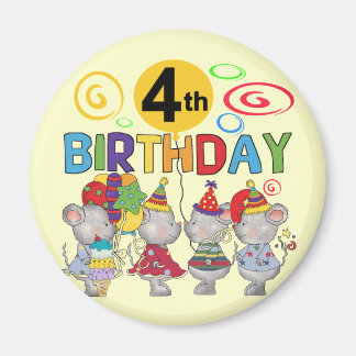 Imán Camisetas y regalos de cumpleaños para ratones
