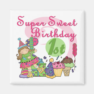 Imán Camisetas y regalos de cumpleaños súper dulces