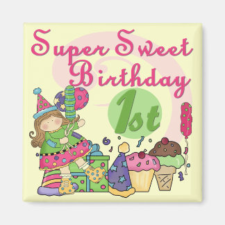 Imán Camisetas y regalos de cumpleaños súper dulces