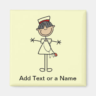 Imán Camisetas y regalos de enfermeras asiáticas de pal