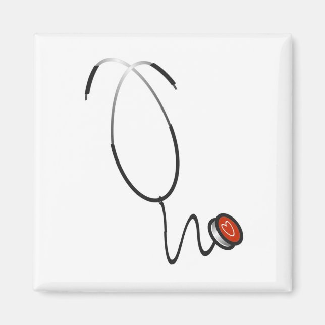 Imán Camisetas y regalos de estetioscopio (Frente)