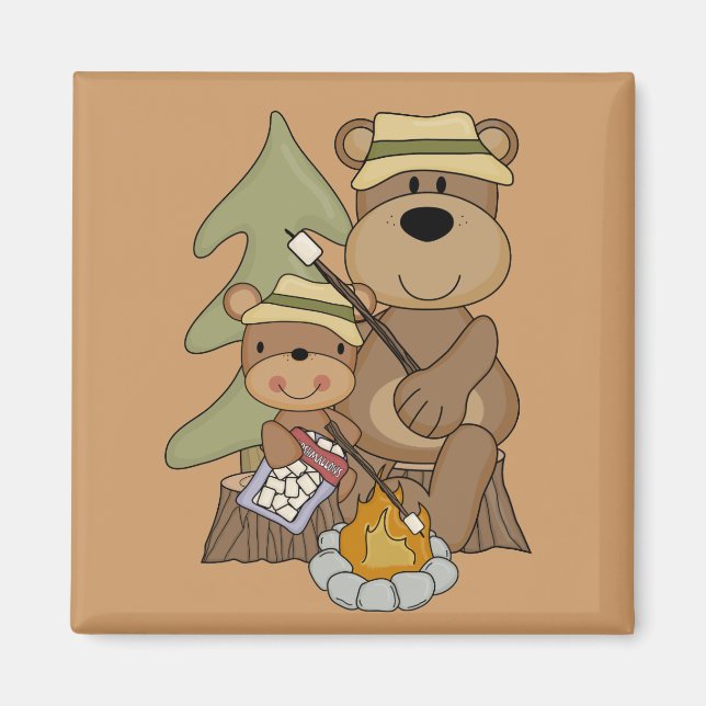 Imán Camisetas y regalos de fuego (Frente)