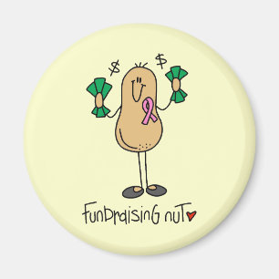 Imán Camisetas y regalos de Fundraising Nut
