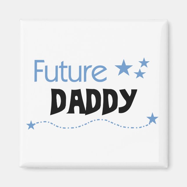 Imán Camisetas y regalos de Future Daddy (Frente)