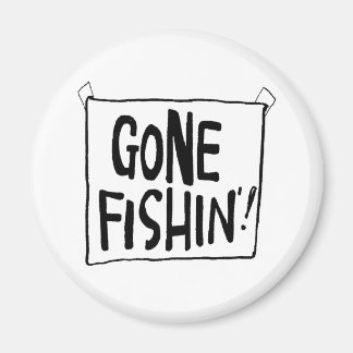 Imán Camisetas y regalos de Gone Fishin.