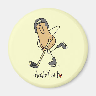 Imán Camisetas y regalos de Hockey Nut