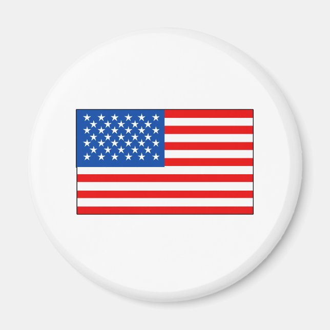 Imán Camisetas y regalos de la bandera de los Estados U (Frente)