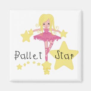 Imán Camisetas y regalos de la estrella del ballet