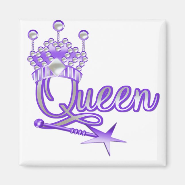 Imán Camisetas y regalos de la Reina (Frente)
