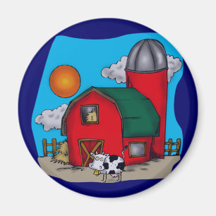 Imán Camisetas y regalos de la vaca de los niños