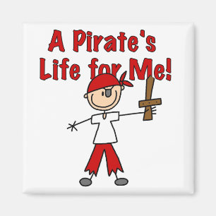 Imán Camisetas y regalos de la vida de pirata