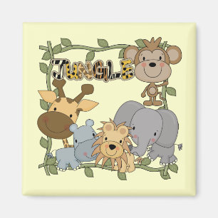 Imán Camisetas y regalos de los animales de la selva
