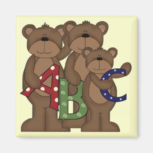 Imán Camisetas y regalos de los osos de ABC