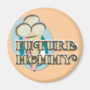 Imán Camisetas y regalos de mami de crema de hielo en e