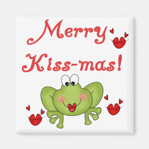 Imán Camisetas y regalos de merry Kiss-Mas