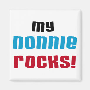 Imán Camisetas y regalos de mi Nonnie Rocks