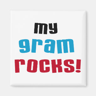 Imán Camisetas y regalos de My Gram Rocks