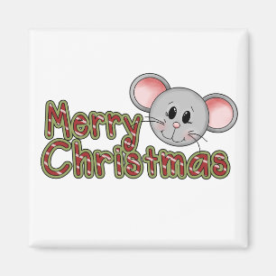 Imán Camisetas y regalos de Navidad con el ratón