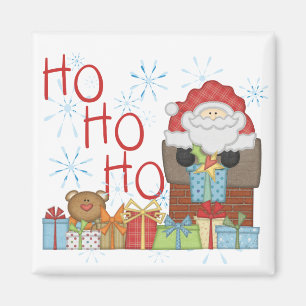 Imán Camisetas y regalos de Santa Ho Ho Ho