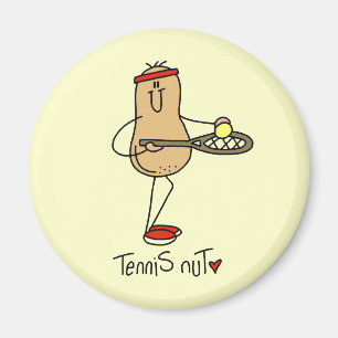 Imán Camisetas y regalos de Tennis Nut