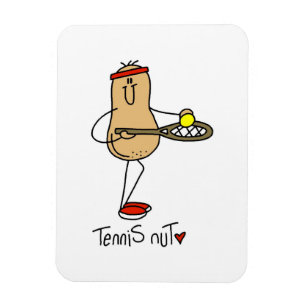 Imán Camisetas y regalos de Tennis Nut
