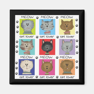 Imán Camisetas y regalos del amante del gato del maulli