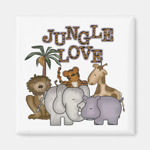 Imán Camisetas y regalos del amor de la selva