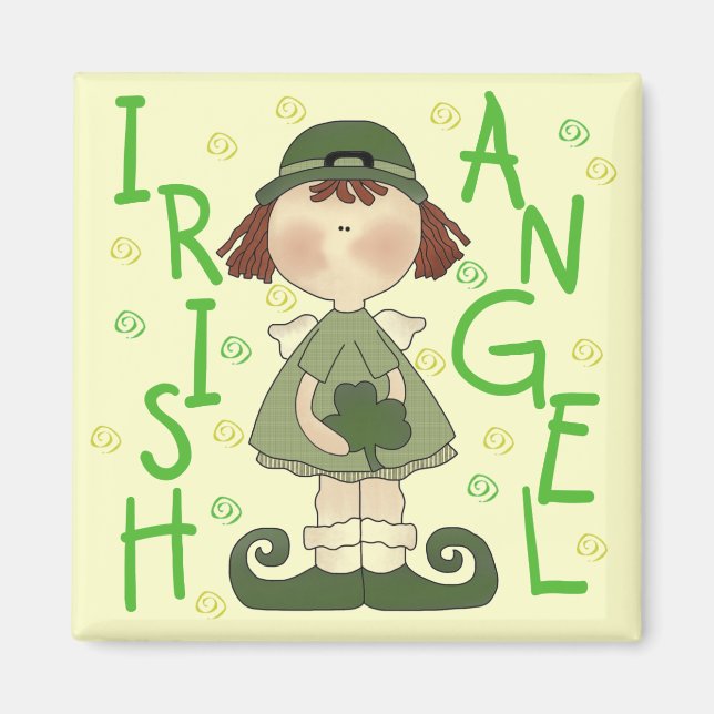 Imán Camisetas y regalos del Ángel de Irlanda (Frente)