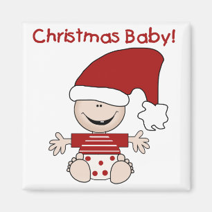 Imán Camisetas y regalos del bebé del navidad