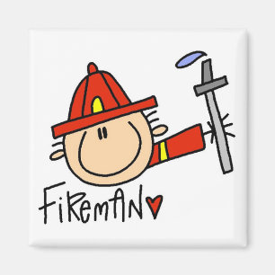Imán Camisetas y regalos del bombero