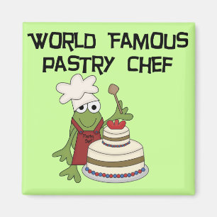 Imán Camisetas y regalos del chef de repostería de la