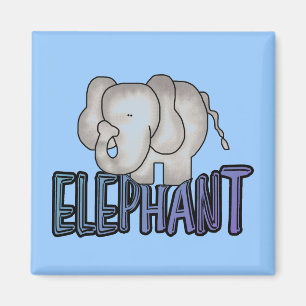 Imán Camisetas y regalos del elefante