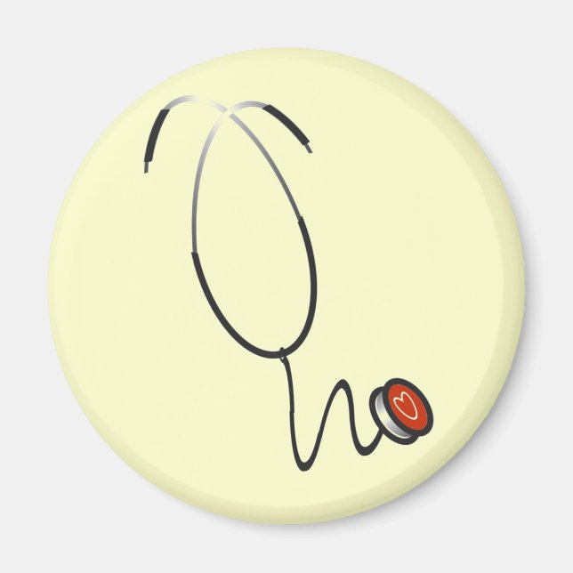 Imán Camisetas y regalos del estetoscopio (Frente)