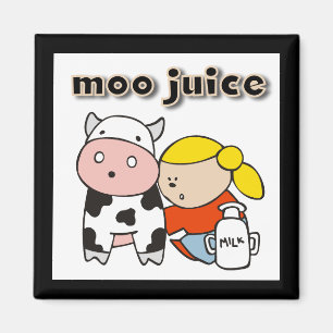 Imán Camisetas y regalos del jugo del MOO