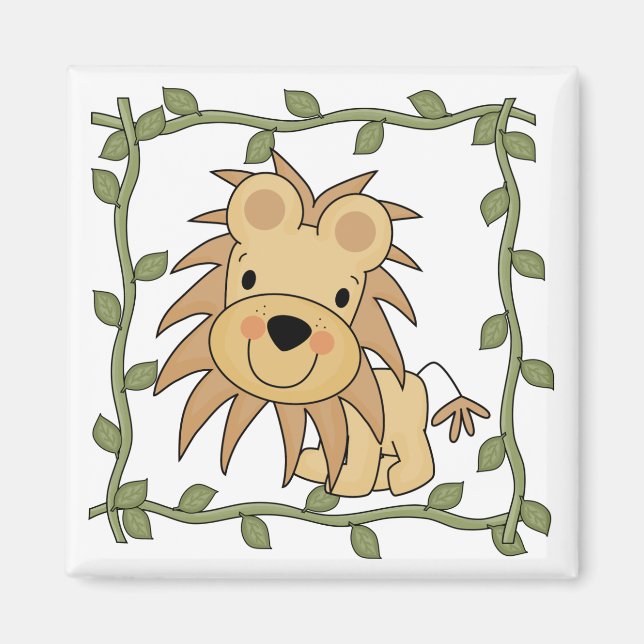 Imán Camisetas y regalos del león del bebé (Frente)