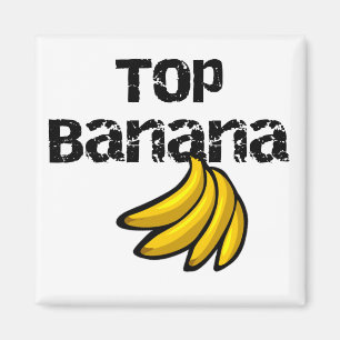 Imán Camisetas y regalos del plátano superior