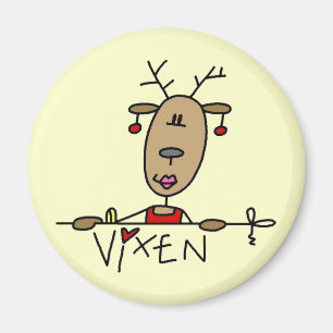 Imán Camisetas y regalos del reno del Vixen