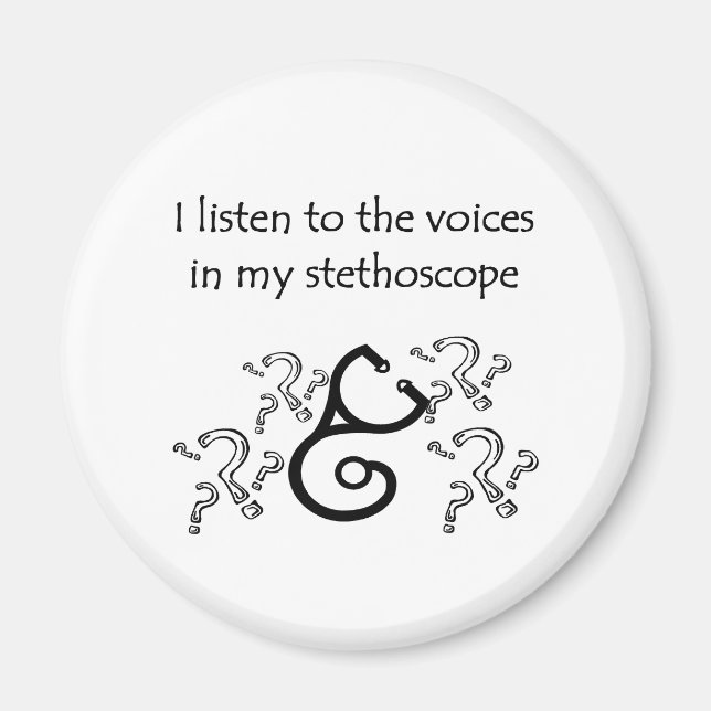 Imán Camisetas y regalos divertidos de Médica o enferme (Frente)